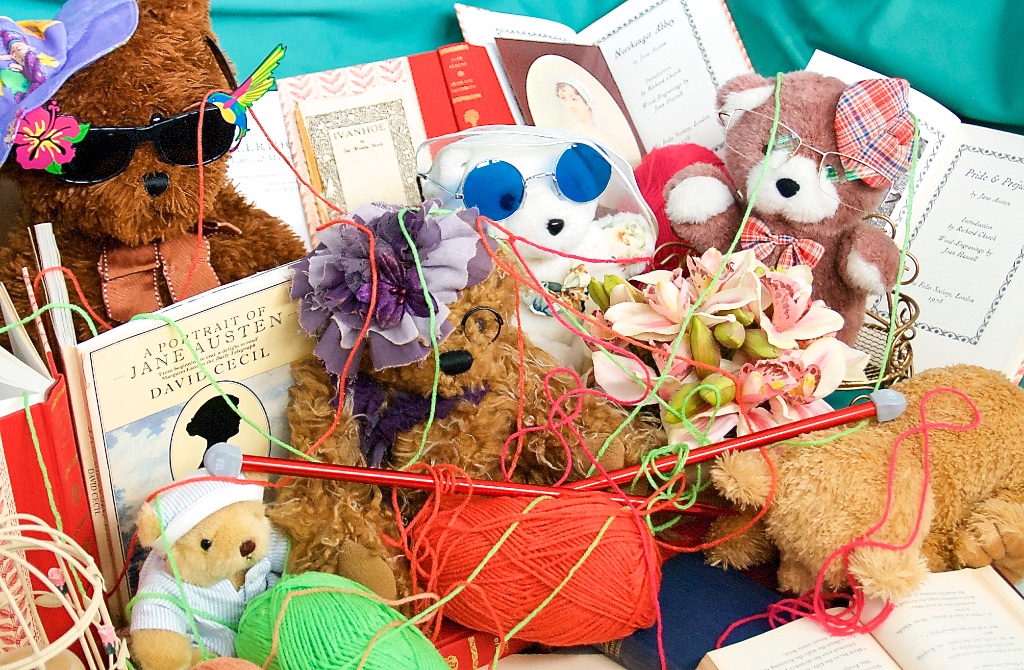 The Tedettes Jane Austen Book Club knit and read