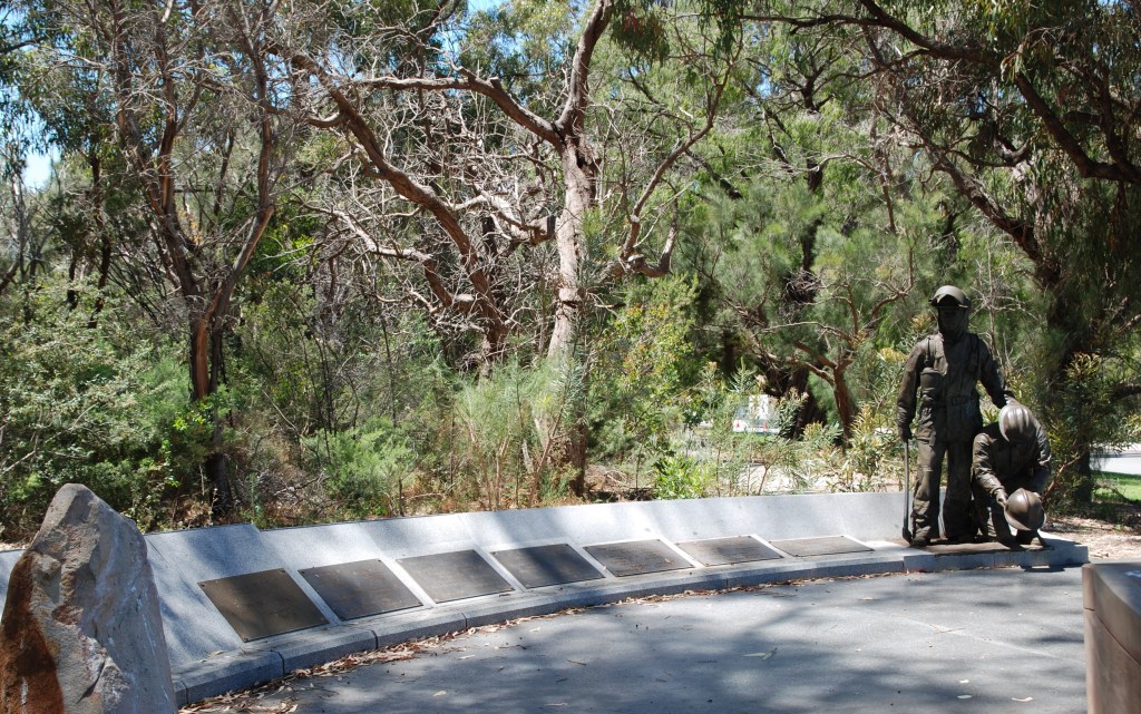 Firefighters Memorial in Kings Park in Perth